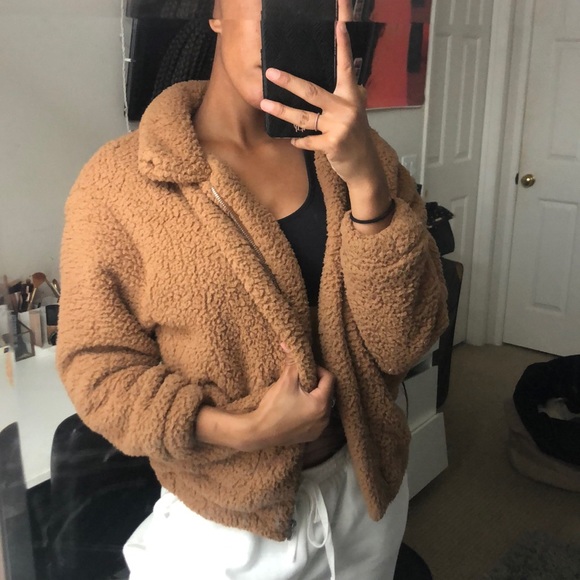 brandy teddy coat